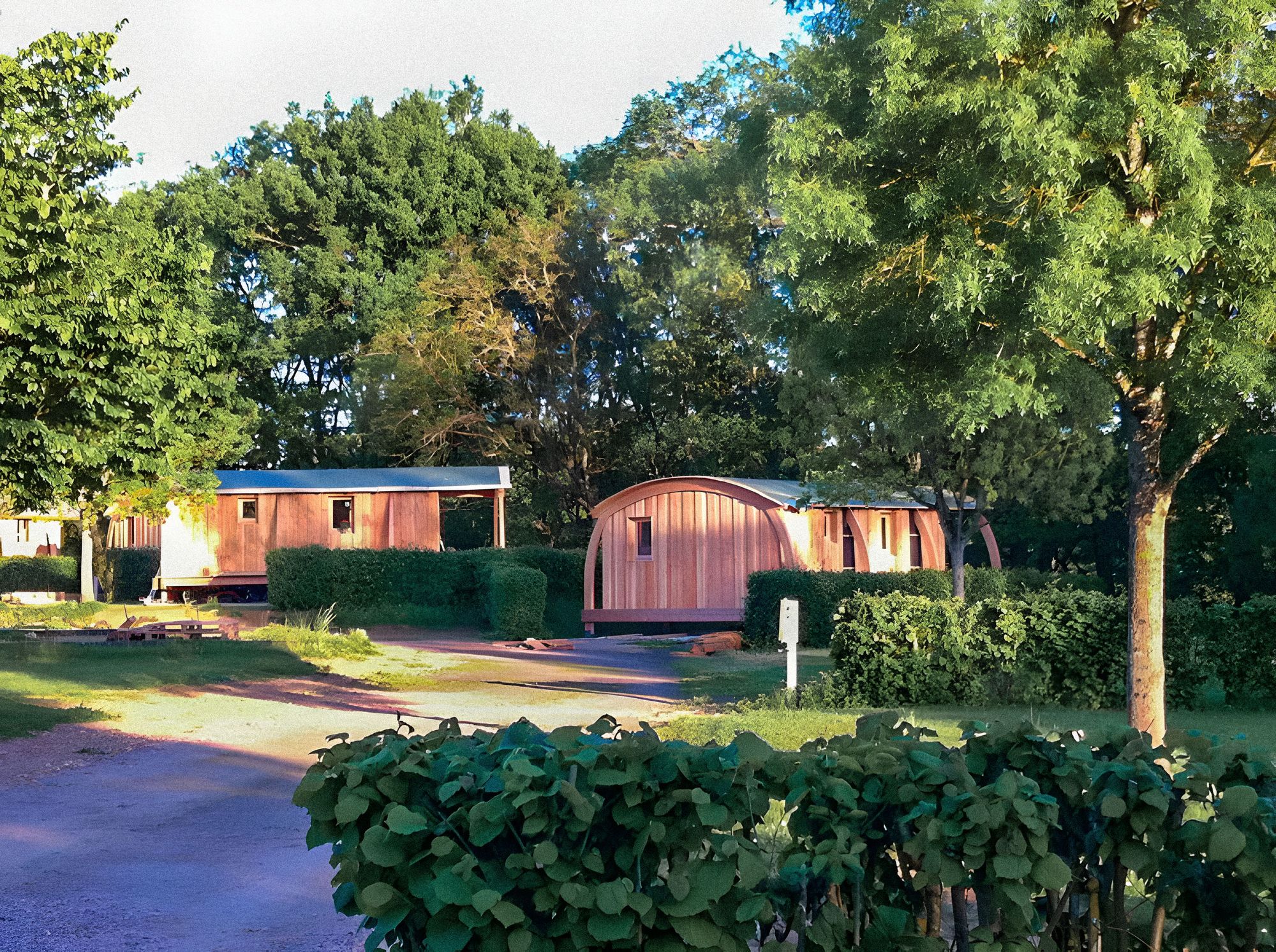 rental near chateauroux wooden cabin